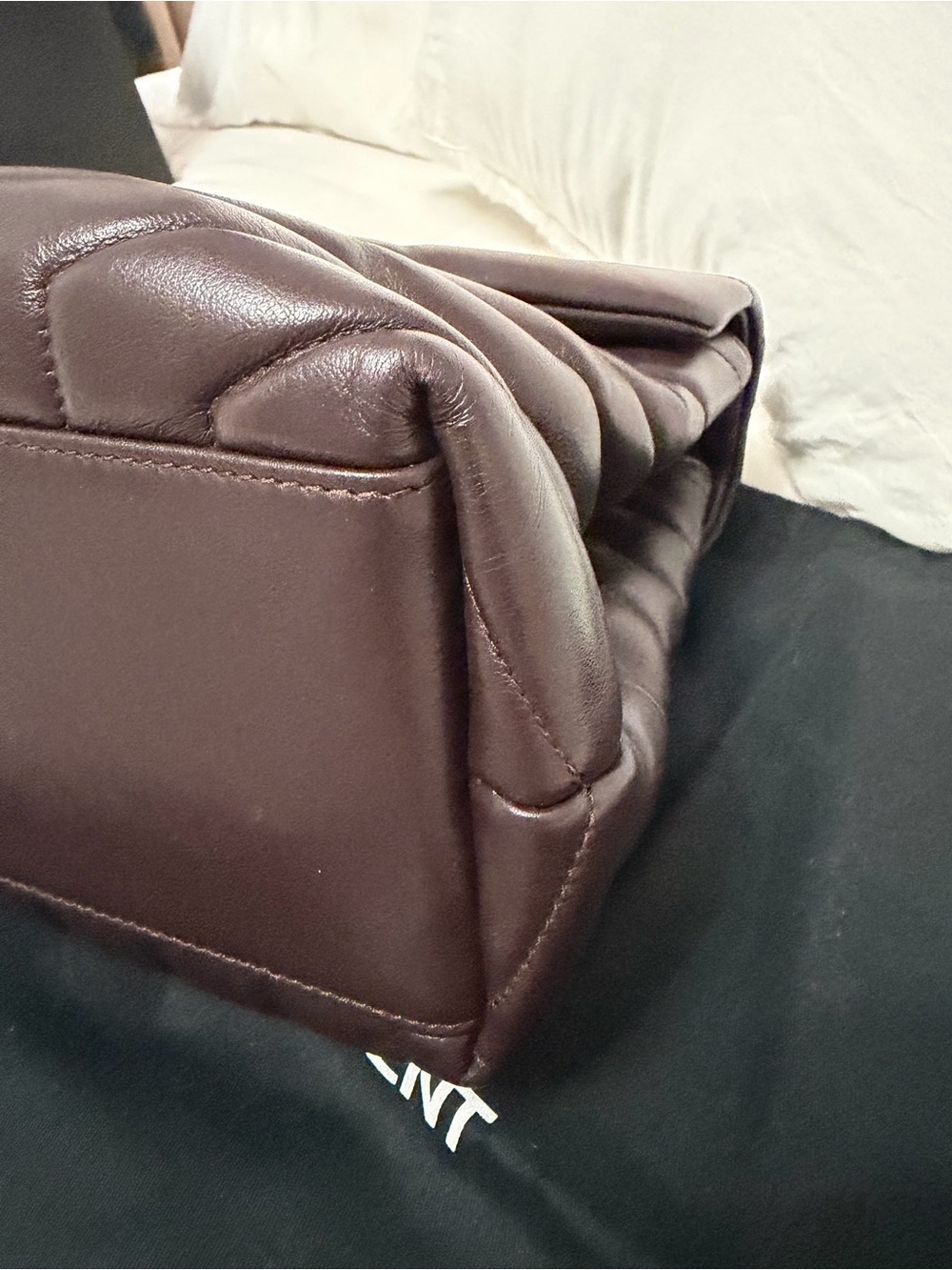 Saint Laurent Black Tulip Loulou Medium Bag: Rare - Picture 9 of 13